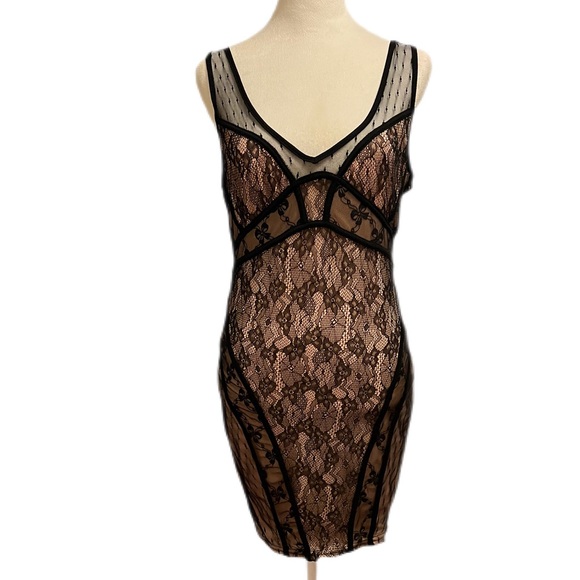 the clothing company | Dresses | The Clothing Company Black Lace Corset  Bodycon Goth Witchy Y2k Dress Size Large | Poshmark